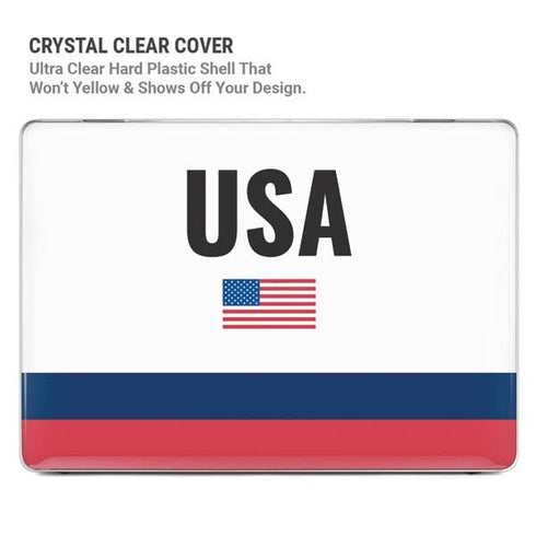 USA American Flag MacBook Air 15in (2023-2025) Case plus Skin